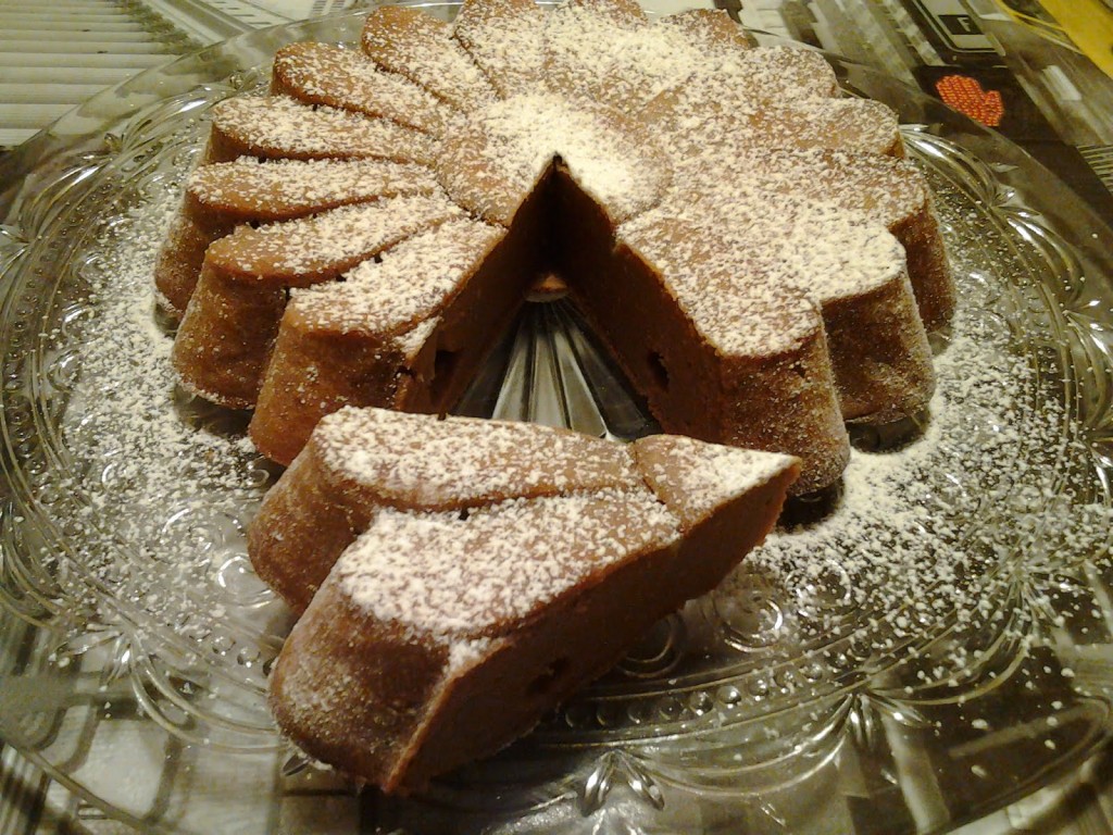 Torta castagne e cioccolato