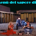 Menù del sapore di mare